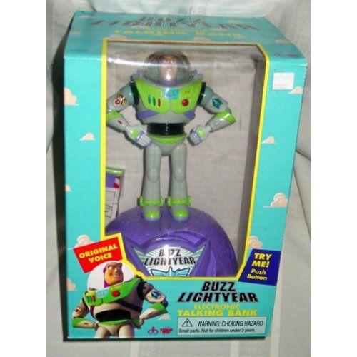 Disney ウォルトディズニー Pixar ピクサー Original Toy Story Buzz Lightyear Electronic Talking Bank (1999 T フィギュア-フィギュア本体