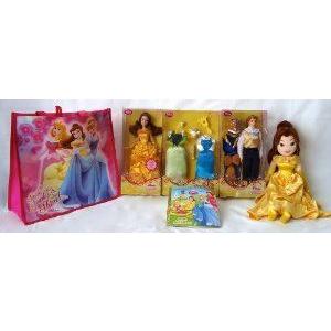 Disney's (ディズニー) Beauty and the Beast Deluxe Girls Princess Belle and Beast Gift Set ドール