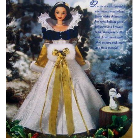 Disney's (ディズニー) Snow White (白雪姫) Holiday Princess Barbie(バービー) ドール 人形 フィギュア