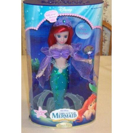 DISNEY'S THE LITTLE MERMAID PORCELAIN DOLL お人形さん あやつり人形 図形 フィギュア本体-フィギュア