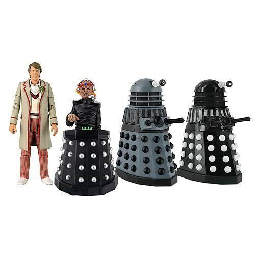 Doctor Who ドクター・フー Resurrection of the Daleks Action Figure Set フィギュア ダイキャスト 人