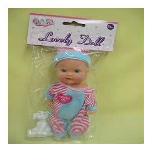 DOLL IN PYJAMA, Case Pack of 144 お人形さん あやつり人形 図形 ゲーム、おもちゃ-フィギュア