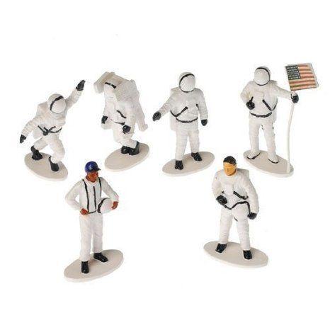 Dozen 2 1/2 Plastic Astronaut Toy Figurines by US Toy TOY お人形さん あやつり人形 図形 フィギュア本体-ゲーム、おもちゃ-フィギュア