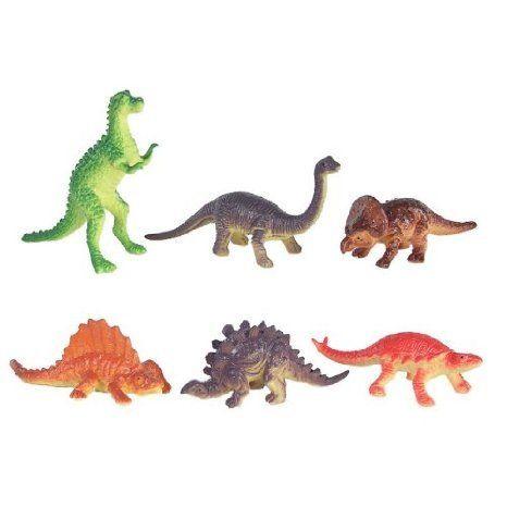 Dozen Small Toy Dinosaurs: Set of 2.5 in Plastic Toy Dino 図形 あやつり人形 図形 手あそび ゲーム、おもちゃ-フィギュア-フィギュア本体