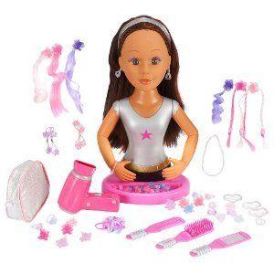 Dream Dazzlers 15 inch Ooh La La Styling Head Doll - Brunette ドール 人形 フィギュア