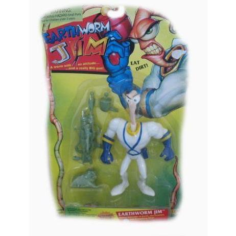 Earthworm Jim, A Worm with An Attitude, Action Figure フィギュア ダイキャスト 人形