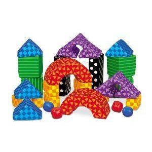 Easy-Clean Soft Building Blocks ブロック おもちゃ