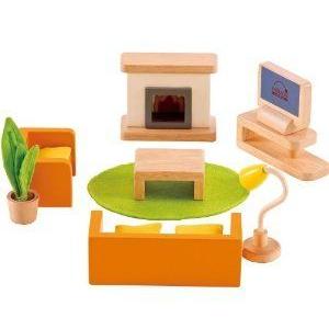 Educo Modern Family Room ミニカー 細密画 ひな形 プレイセット四輪車 ダイキャスト フィギュア-フィギュア本体