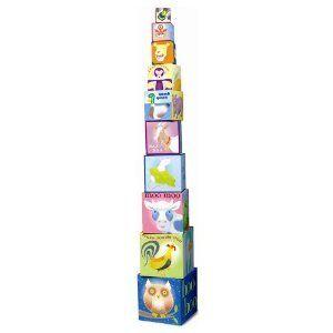 eeBoo Animal Sounds Tot Towers Nesting Blocks ブロック おもちゃ