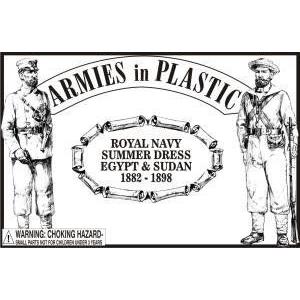 Egypt \u0026 Sudan 1882-1898 Royal Navy Summer Dress (20) 1/32 Armies in Plastic