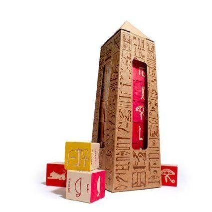 Egyptian Hieroglyphics Blocks 立ちはだかる 手あそび フィギュア本体-フィギュア-ゲーム、おもちゃ