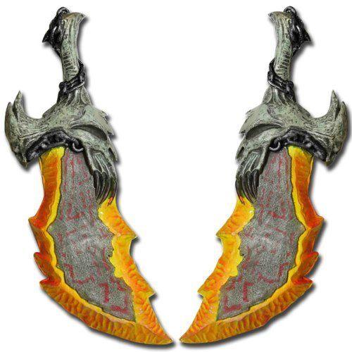 El Diablo Fantasy Foam Dagger 2 Piece Set LARP 図形 ダイキャスト あやつり人形 フィギュア本体-ゲーム、おもちゃ-フィギュア
