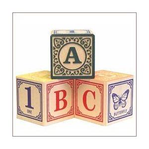 English Wooden Alphabet Blocks ブロック おもちゃ