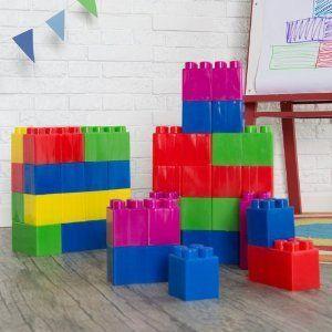 Enor Big Building Blokks - 48 Piece 立ちはだかる 手あそび ゲーム、おもちゃ-フィギュア