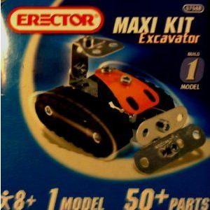 Erector (エレクター) MAXI KIT buggy BUILDING SET 0708b EXCAVATOR ブロック おもちゃ