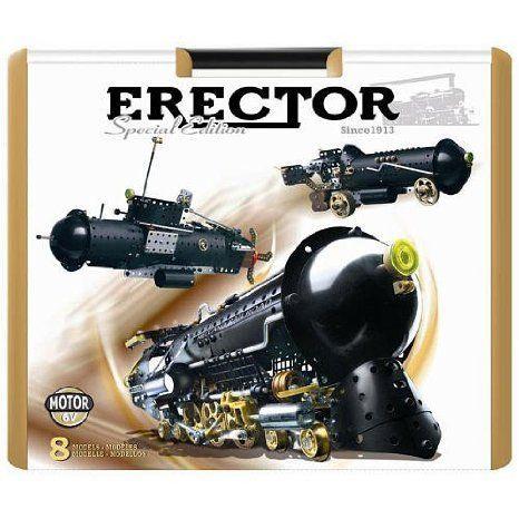 Erector (エレクター) Special Edition Train Set 立ちはだかる 手あそび フィギュア本体-ゲーム、おもちゃ