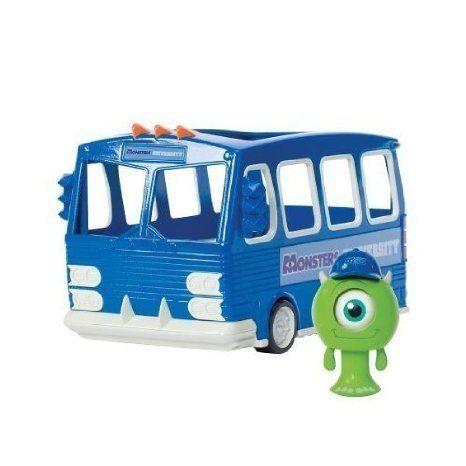 Exclusive Monsters University (モンスターズユニバーシティ) Roll-A-Scare Bus with Figure by Spin Ma