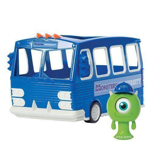 Exclusive Monsters University Roll-A-Scare Bus with Figure フィギュア ダイキャスト 人形