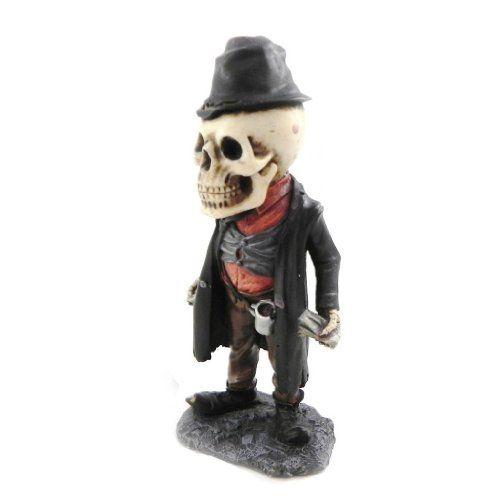Figure Gentleman Clochard skull. フィギュア ダイキャスト 人形