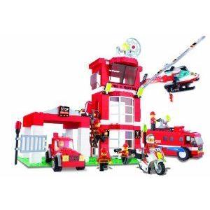 FIRE HOUSE - FIRE FIGHTING SERIES - BUILDING BLOCKS 638 pcs set LEGO (レゴ) parts compatible, Best