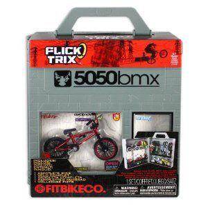 Flick Trix (トリックス) Display Case + Bike (Colors and Styles May Vary) ミニカー ミニチュア 模型