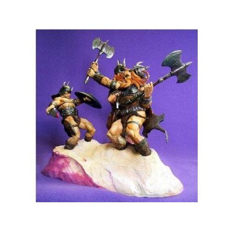 Frazetta Snow Giants Statue 図形 手あそび あやつり人形 フィギュア本体-フィギュア