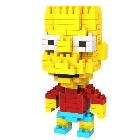 Fu's store(TM) Parent-child games The simpsons Bart Simpson Building Blocks Children's Educational｜worldfigure