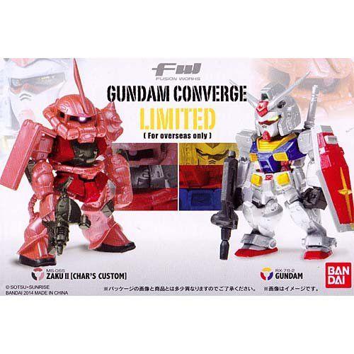 FW GUNDAM CONVERGE LIMITED(ガンダムコンバージ)ガンダムVSシャア専用ザクII 香港限定｜worldfigure