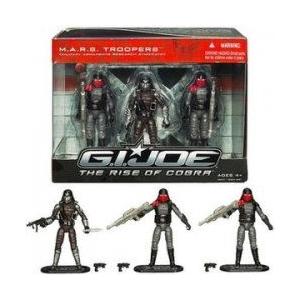 G.Iジョー Movie Rise of Cobra MARS Troopers アクションフィギュア Set 131002fnp