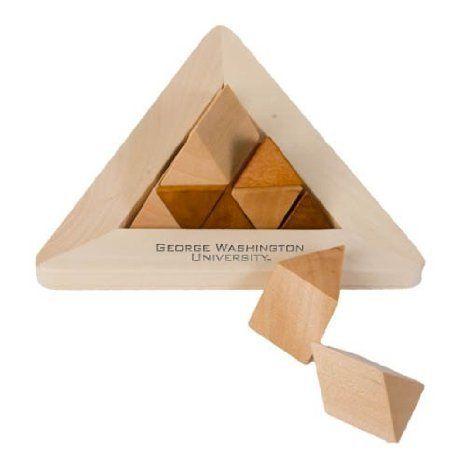 Ge0rge Washingt0n Perplexia Master Pyramid 'Ge0rge Washingt0n University Engraved' ブロック おもち