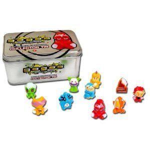 GoGo's Crazy Bones - Exclusive Limited Edition (押さえる品) Silver Collector's Tin #1 Shown In The Pic フィギュア本体-ゲーム、おもちゃ