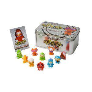 GoGos Crazy Bones - Exclusive Limited Edition (限定品) Silver Collectors Tin #4 Shown In The Pictu