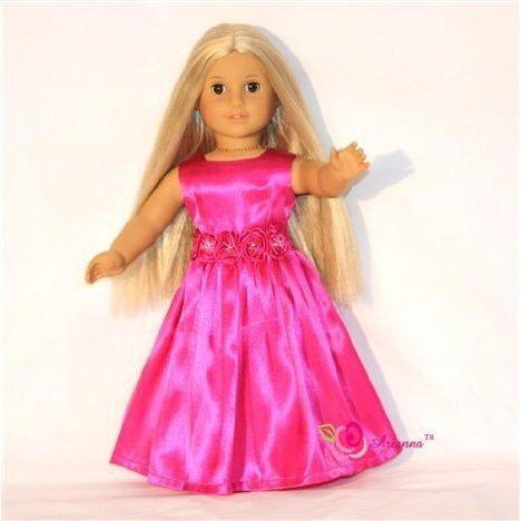 Grand Ball Doll Dress Color: Fuchsia ドール 人形 フィギュア