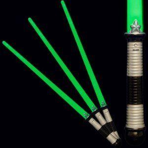 Green LED Light Up Saber Space Weapon (3-Pack) フィギュア おもちゃ 人形
