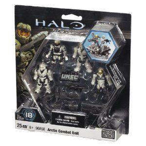 Halo (ヘイロー) Mega Bloks (メガブロック) Arctic Combat Unit UNSC White ブロック おもちゃ