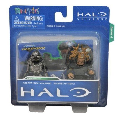 Halo Minimates - Prophet Of Mercy and Arbiter フィギュア ダイキャスト 人形