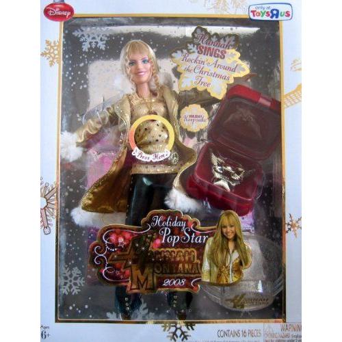 Hannah Montana (ハンナモンタナ) Holiday Singing Doll Gold ドール 人形 フィギュアの画像