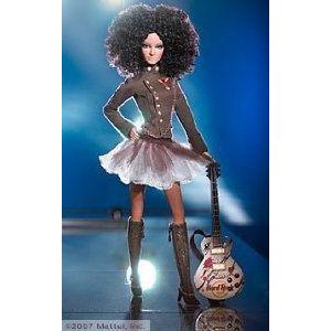 Hard Rock Cafe Barbie(バービー) doll Gold Label + Collector Pin African American ドール 人形 フィ