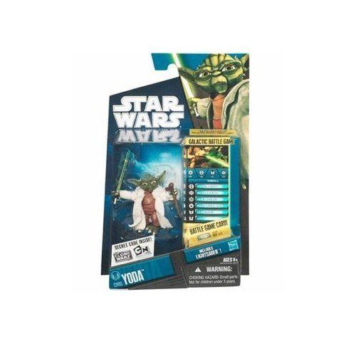 Hasbro スター・ウォーズ クローン・ウォーズ 第一義的図形 ヨーダ/Star Wars 2010 The Clone Wa フィギュア-フィギュア本体-ゲーム、おもちゃ