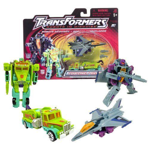 Hasbro ハスブロ Year 2001 Transformers トランスフォーマー ' Robots In Disguise' Series 2 Pack 4-1/