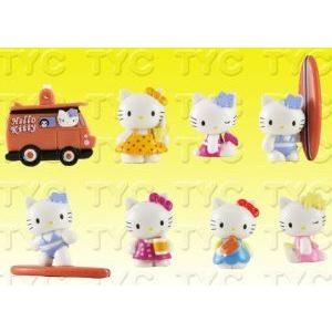 Hello Kitty(ハローキティ) Charm Surf フィギュア Series 3 - 1 フィギュア Collection Set (8/Set)