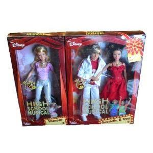 High School Musical Rare Three Pack Gabriella, Troy, and Sharpay Collectible Disney (ディズニー)Ch
