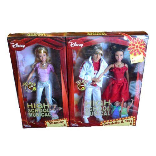 High School Musical Rare Three Pack Gabriella, Troy, and Sharpay Collectible Disney (ディズニー)Ch_1