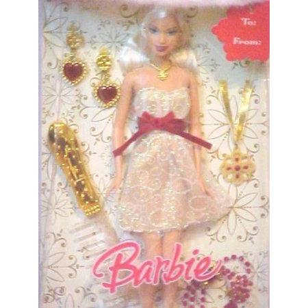 Holiday Sparkle Barbie(バービー) Doll Giftset Blonde Gold\u0026red ドール 人形 フィギュアの画像