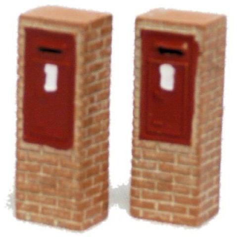 Hornby R8763 00 Gauge Skaledale Letter Box x 2 Street Life Collection 立ちはだかる 手あそび ゲーム、おもちゃ-フィギュア-フィギュア本体