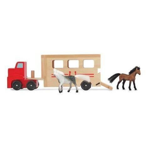 Horse Carrier ミニカー ミニチュア 模型 プレイセット自動車 ダイキャスト