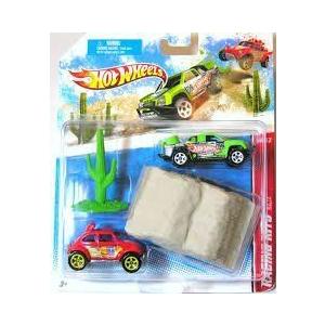 Hot Wheels (ホットウィール) Baja Racing Kit 4/12 ミニカー ミニチュア 模型 プレイセット自動車 ダイ