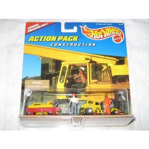 Hot Wheels (ホットウィール) Construction Action Pack -- 1996 ミニカー ミニチュア 模型 プレイセット_1