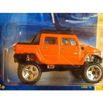 Hot Wheels (ホットウィール) Hummer H2 Orange 1/64 スケール Collector ミニカー ミニチュア 模型 プレ