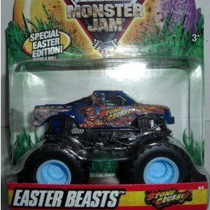 Hot Wheels (ホットウィール) Monster Jam Easter ed STONE CRUSHER ミニカー ミニチュア 模型 プレイセ